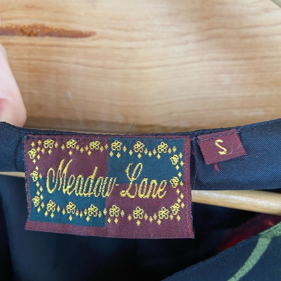 Meadow Lane - Chiffon Floral Vintage Dress - Picture 3 of 3